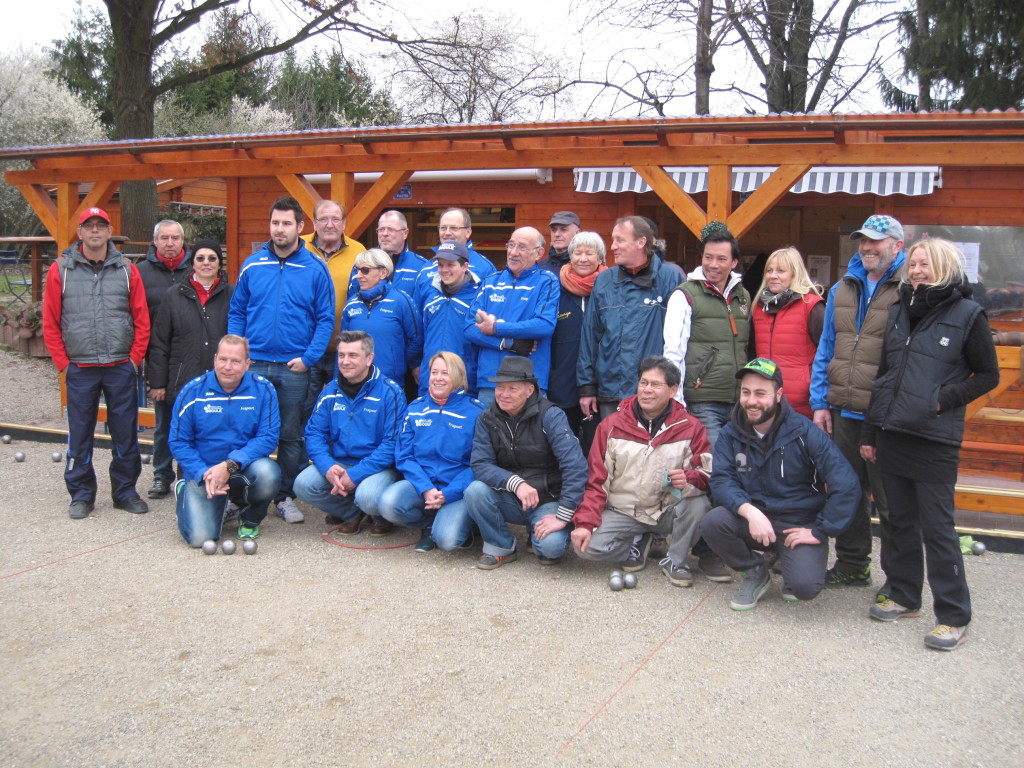 1.Mannschaft mit Gästen